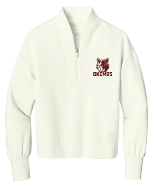 Custom Printed Apparel | Women's Soft Stretch 1/4 Zip | Hiawatha Elementary - Hiawatha - 19478