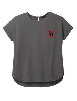 Custom Printed Apparel | Women's Stretch Crepe Blouse | Portland Raiders Staff - PPS Staff - 19821