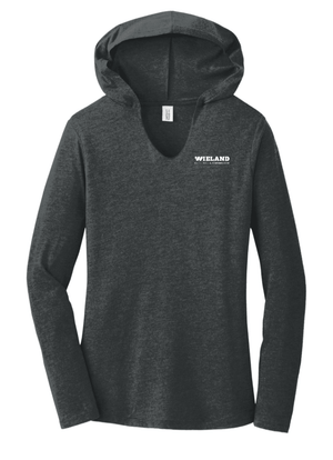 Custom Printed Apparel | Women's Triblend Hooded Long Sleeve | WIELAND - WIELAND