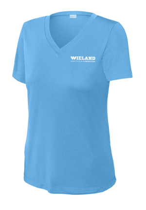 Custom Printed Apparel | Women's V-Neck Performance T-Shirt | WIELAND - WIELAND
