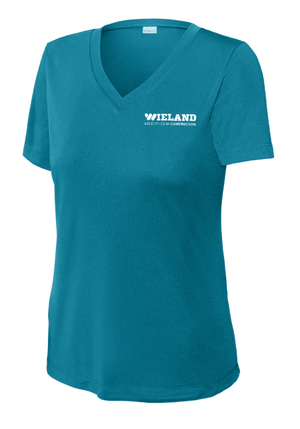Custom Printed Apparel | Women's V-Neck Performance T-Shirt | WIELAND - WIELAND