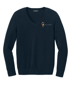 Custom Printed Apparel | Women's V-Neck Sweater | Project SEARCH - Project SEARCH