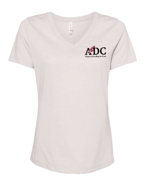 Custom Printed Apparel | Women's V - Neck T-Shirt | American Daughters of Conservation - American Daughters of Conservation