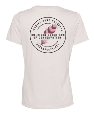 Custom Printed Apparel | Women's V - Neck T-Shirt | American Daughters of Conservation - American Daughters of Conservation