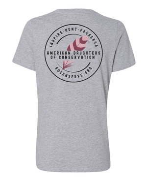 Custom Printed Apparel | Women's V - Neck T-Shirt | American Daughters of Conservation - American Daughters of Conservation