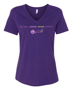 Custom Printed Apparel | Women's V - Neck T-Shirt | LCN Women - LCN Women
