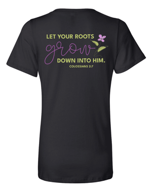 Custom Printed Apparel | Women's V - Neck T-Shirt | LCN Women - LCN Women