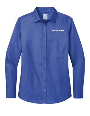 Custom Printed Apparel | Women's Wrinkle - Free Stretch Button Up Shirt | WIELAND - WIELAND