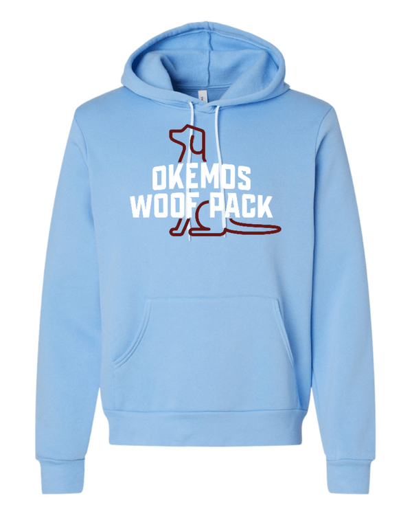 Custom Apparel - Screen Printing - Woof Pack 2024 - Adult Sponge Fleece Hoodie - 2024 Woof Pack - 16526