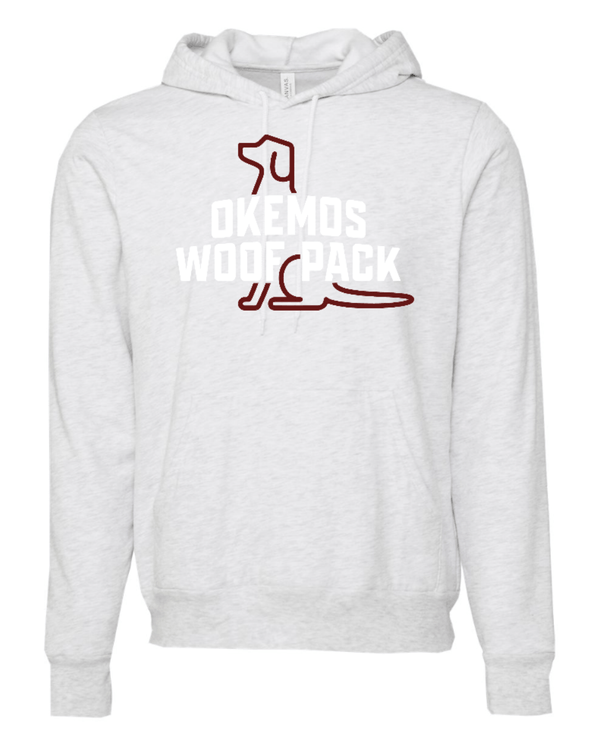 Custom Apparel - Screen Printing - Woof Pack 2024 - Adult Sponge Fleece Hoodie - 2024 Woof Pack - 16526