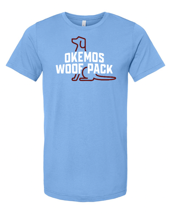 Custom Apparel - Screen Printing - Woof Pack 2024 - Blue Adult Jersey Tee - 2024 Woof Pack - 16526