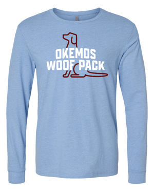 Custom Apparel - Screen Printing - Woof Pack 2024 - CVC Long Sleeve T-Shirt - 2024 Woof Pack - 16526