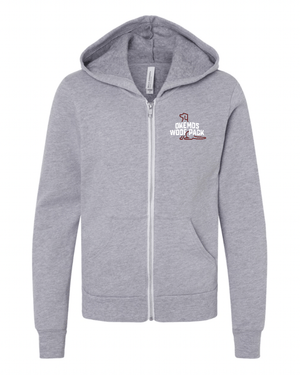 Custom Apparel - Screen Printing - Woof Pack 2024 - Youth Full Zip Hoodie - 2024 Woof Pack - 16526