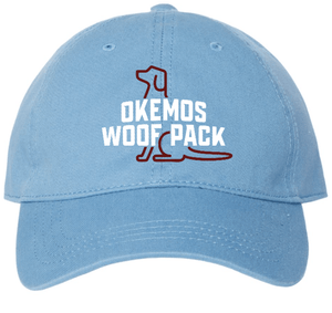 Custom Printed Apparel | Woof Pack 2025 - Sky Blue Relaxed Dad Hat - Woof Pack 2025 - 18247