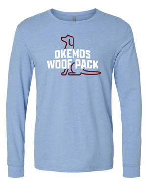 Custom Apparel - Screen Printing - Woof Pack - Adult Unisex CVC Long Sleeve T-Shirt - Woof pack - 14985