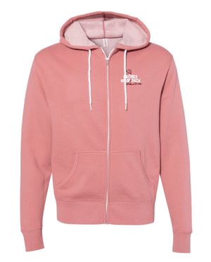 Custom Apparel - Screen Printing - Woof Pack - Adult Unisex Lightweight Full - zip Hoodie - Woof pack - 14985