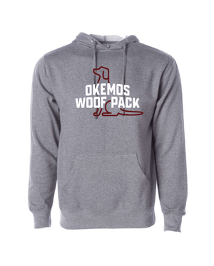 Custom Apparel - Screen Printing - Woof Pack - Adult Unisex Mid - weight Hoodie - Woof pack - 14985