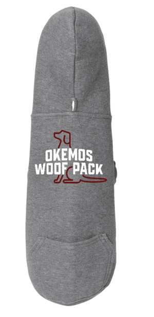 Custom Printed Apparel | Woof Pack Holiday 2025 - Doggie 3 - End Fleece Hooded Sweatshirt "Woof Pack Logo" - Woof Pack W25 - 18763