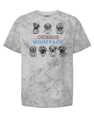 Custom Apparel - Screen Printing - Woof Pack Holidays - Colorblast Heavy Weight T-Shirt - Woof Pack Holidays - 16953