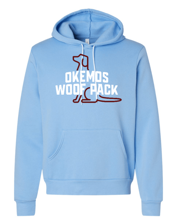 Custom Apparel - Screen Printing - Woof Pack Holidays - Sponge Fleece Hoodie - Woof Pack Holidays - 16953