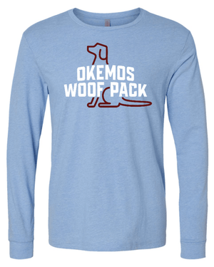 Custom Apparel - Screen Printing - Woof Pack Holidays - Unisex Long Sleeve T-Shirt - Woof Pack Holidays - 16953