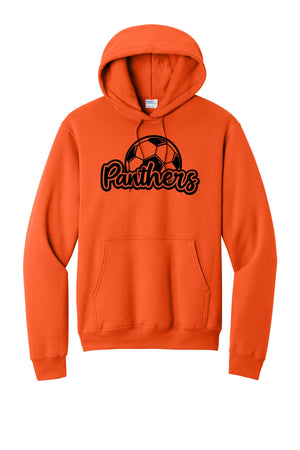 Community Education Apparel Hoodie Orange front view