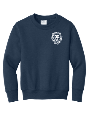 Custom Printed Apparel | Youth Crewneck Sweatshirt | Coram Deo Academics - Coram Deo 2026 - 19830