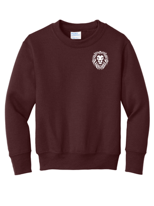 Custom Printed Apparel | Youth Crewneck Sweatshirt | Coram Deo Academics - Coram Deo 2026 - 19830