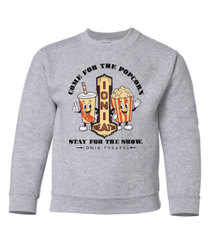 Custom Printed Apparel | Youth Crewneck Sweatshirt - Ionia Theatre - Ionia Theatre