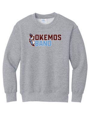 Custom Printed Apparel | Youth Crewneck Sweatshirt | Okemos Band - Okemos Band - 19961