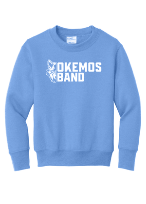 Custom Printed Apparel | Youth Crewneck Sweatshirt | Okemos Band - Okemos Band - 19961