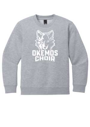 Custom Printed Apparel | Youth Crewneck Sweatshirt | Okemos Choir - Okemos Choir - 19896