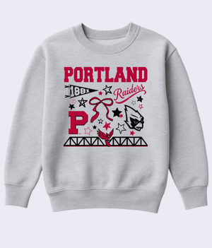 Custom Printed Apparel | Youth Crewneck Sweatshirt | Portland Raiders - Portland Raiders