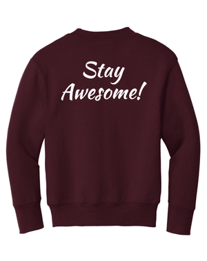 Custom Printed Apparel | Youth Crewneck Sweatshirt | St. Martha School Spirit Wear - St. Martha OD