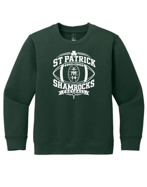 Custom Printed Apparel | Youth Crewneck Sweatshirt | St. Patrick Football - SP Football - 20010