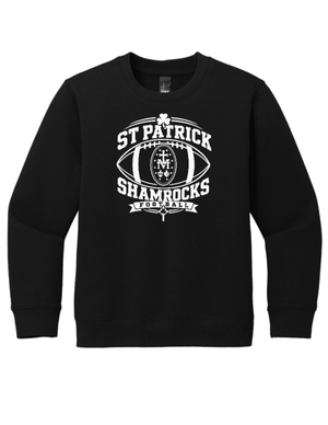 Custom Printed Apparel | Youth Crewneck Sweatshirt | St. Patrick Football - SP Football - 20010