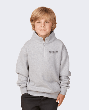 Custom Printed Apparel | Youth Custom 1/4 Zip Sweatshirt | Delta Dance Connection - DDC - 19306