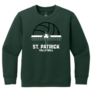 Custom Printed Apparel | Youth Custom Crewneck | St. Patrick Volleyball - SP Vball - 19723