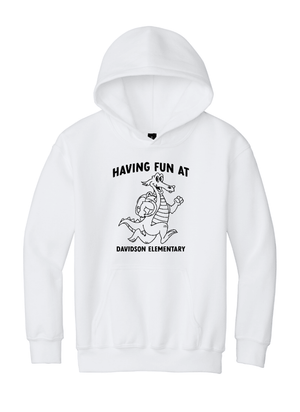 Custom Printed Apparel | Youth Custom Hoodie | Davidson Elementary - Davidson Elementary - 19765
