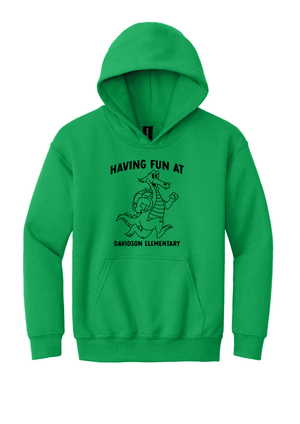 Custom Printed Apparel | Youth Custom Hoodie | Davidson Elementary - Davidson Elementary - 19765