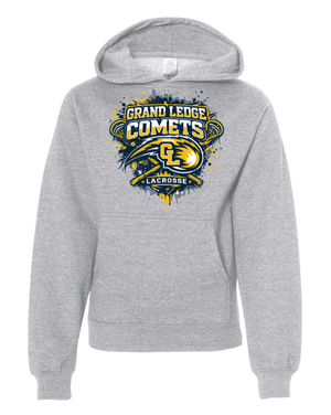 Custom Printed Apparel | Youth Custom Hoodie | Grand Ledge Lacrosse - GL Lacrosse - 19166