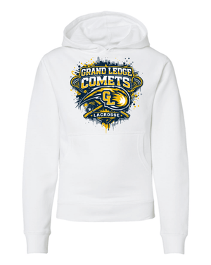 Custom Printed Apparel | Youth Custom Hoodie | Grand Ledge Lacrosse - GL Lacrosse - 19166