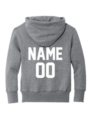 Custom Printed Apparel | Youth Custom Hoodie - Grey Heather | LA Dragons - LA Dragons - 19284