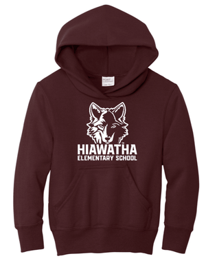 Custom Printed Apparel | Youth Custom Hoodie | Hiawatha Elementary - Hiawatha Elementary - 19891