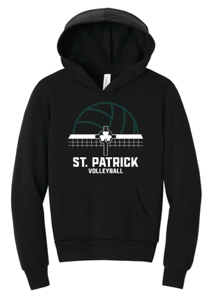 Custom Printed Apparel | Youth Custom Hoodie - Sponge Fleece | St. Patrick Volleyball - SP Vball - 19723