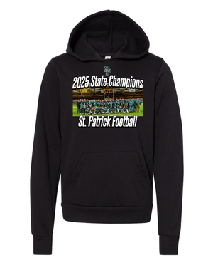 Custom Printed Apparel | Youth Custom Hoodie | St. Patrick Football - 2025 State Champs - SP Football State Champs - 18873