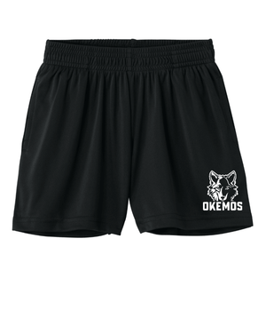 Custom Printed Apparel | Youth Custom Shorts with Pockets - Black | Kinawa Middle School - Kinawa - 19332