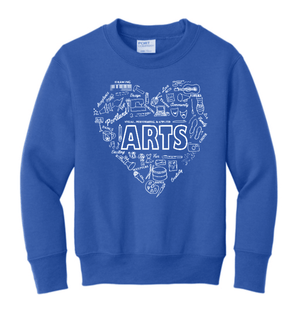 Custom Printed Apparel | Youth Custom Sweatshirt - Crewneck | Portland 50th Arts Fest - 50th Arts Fest - 18859