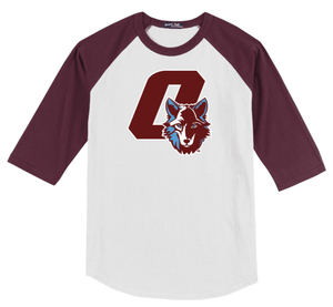 Custom Printed Apparel | Youth Custom T-Shirt - 3/4 Sleeve Raglan | Cornell Elementary - Cornell - 19125