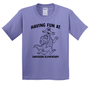 Custom Printed Apparel | Youth Custom T-Shirt | Davidson Elementary - Davidson Elementary - 19765